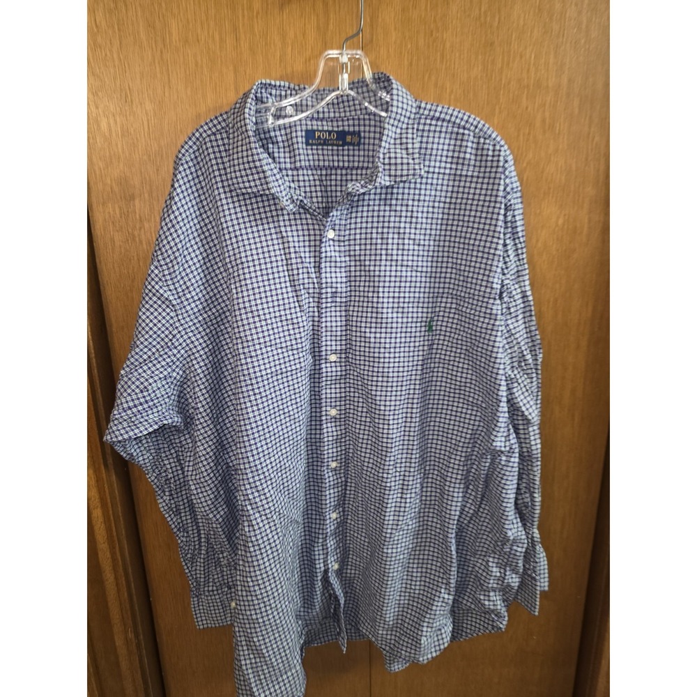 Polo Ralph Lauren Men's 3XB  Checkered Button Down Shirt